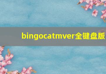 bingocatmver全键盘版